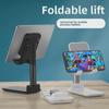 Portable Retractable Metal Stand for Tablets and Phones - Ideal for Live Streaming
