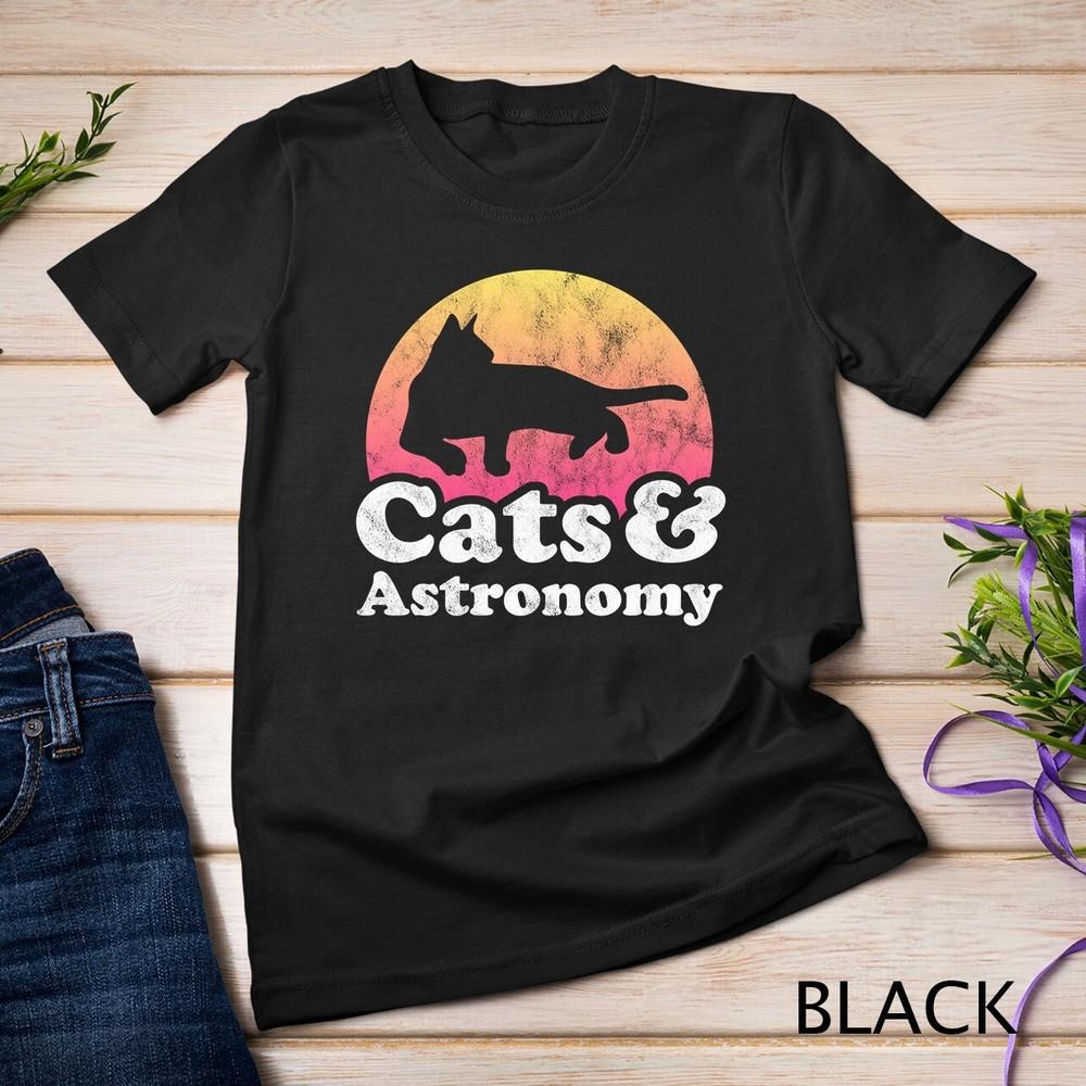 Cats and Astronomy Men's or Women's Cat and Astronomy Unisex T-shirt