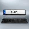 2 PCS 520x110mm Car License Plate Holder License Plate Tag Holder Mount Adapter Bumper Frame Bracket Black Plate Frame License Plate Covers Frames 6