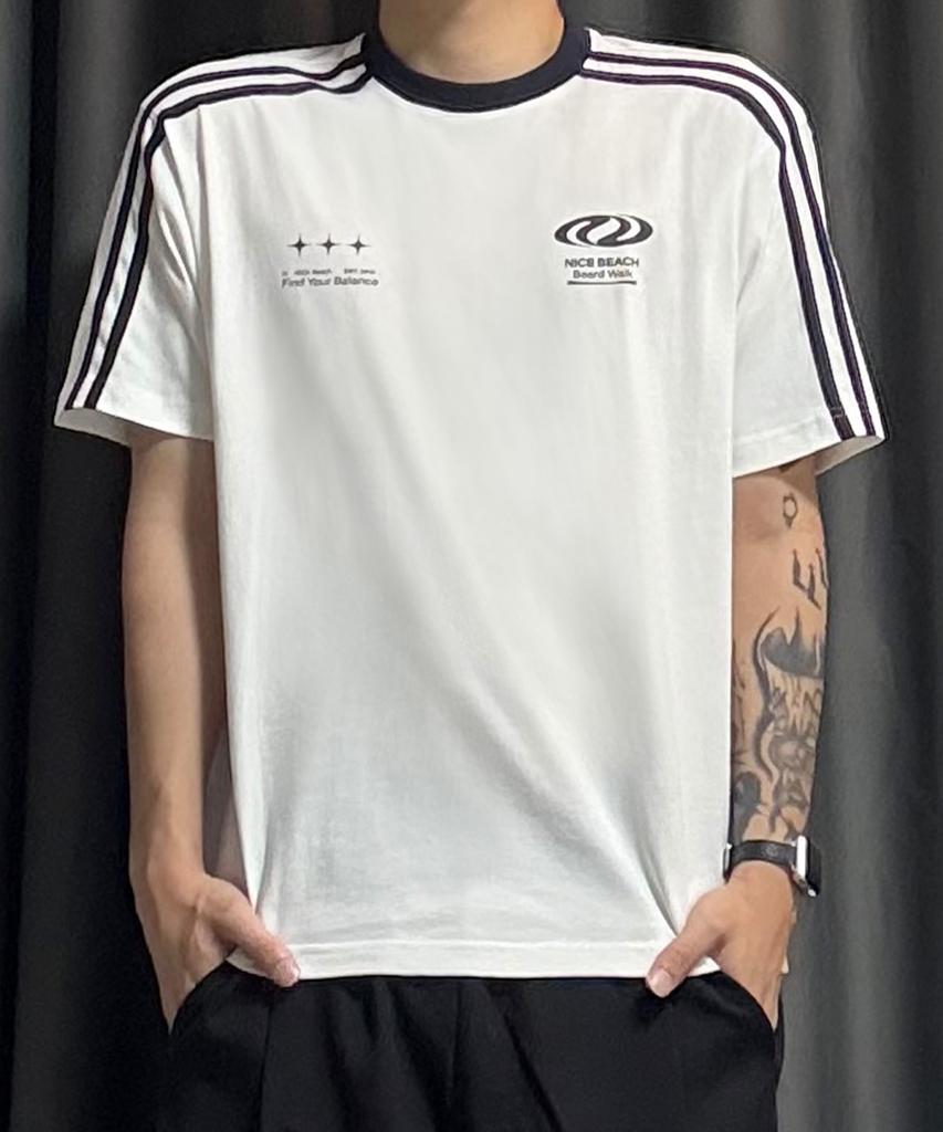 URBANDTYPE Football Jersey T-Shirt_White