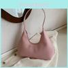 Fashion Simple Armpit Bag 2023 Autumn Winter New Popular Pure Color Pu Shoulder Bag Stylish Commuter Versatile Handbag