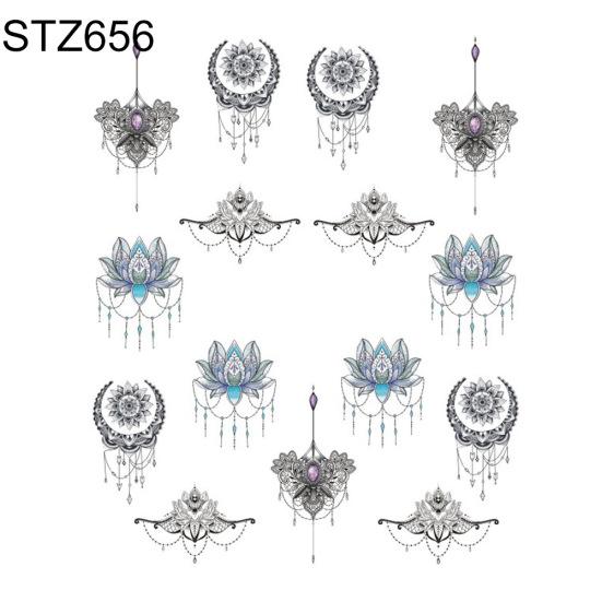 

Прекрасная люстра-бабочка с лепестками ногтей, наклейка для переноса воды, наклейка для маникюра