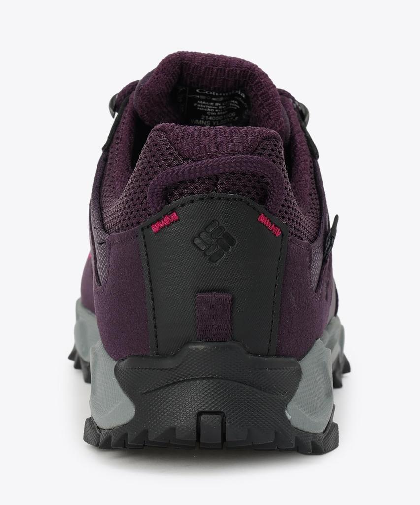 Columbia Sabre Six Low Outdry Hiking Size Dark Wild Fuchsia Women's Shoes, 25.0cm, Plum,