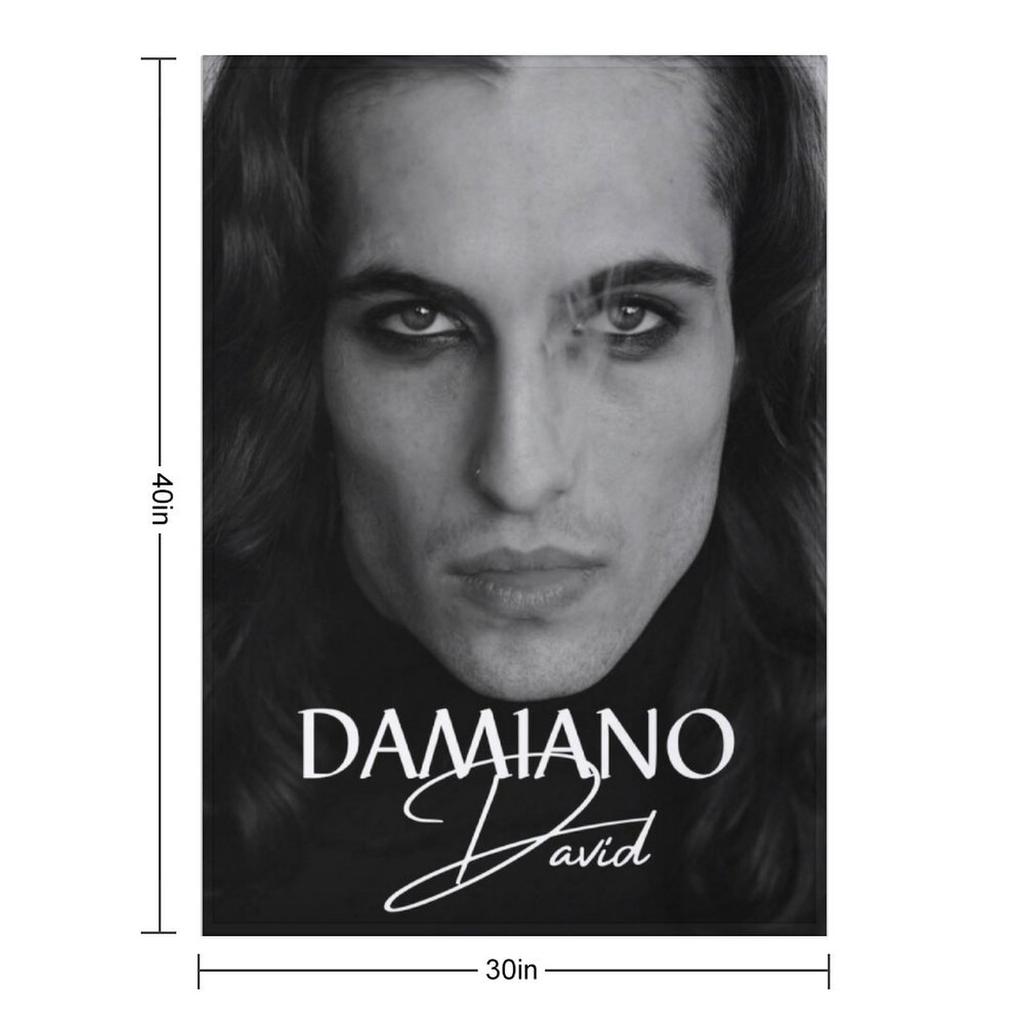 Damiano David Throw Blanket Custom Picnic Softest For Decorative Sofa Blankets
