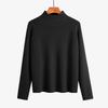 Foreign trade semi-turtleneck sweater autumn and winter loose knitted bottoming shirt women's sweater fattened plus size 100kg fat