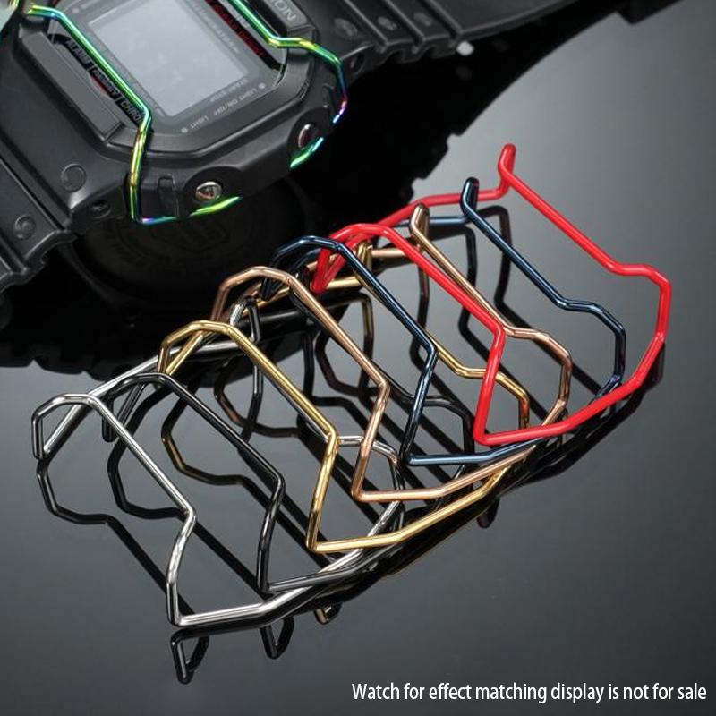 Parachoques de Reloj de Acero Inoxidable Para Reloj Casio G-SHOCK DW5600 GW-5000 5035 GW-M5610 Modificación Para GA 2100 GG-1000 GX56 Parachoques