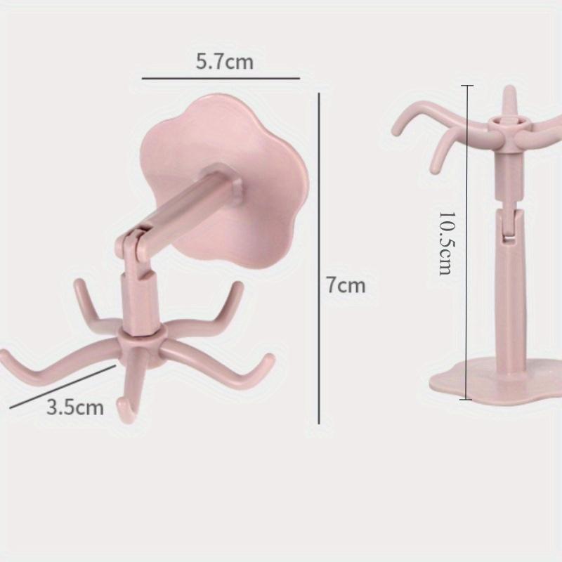 Jewelry Organizer Necklace Display Stand Ring Headwear Holder Hanging Earring Rack Props Plastic Hook Wall Sticker