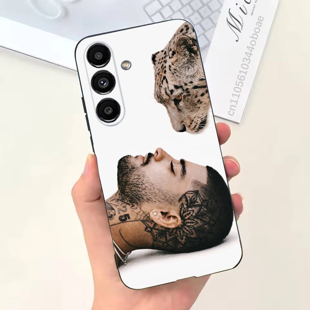 Singer Z-Zayn Phone Case For Samsung S25,24,21,22,23,20,S30,Ultra,Plus,Fe,Lite,Note,5G Black Soft