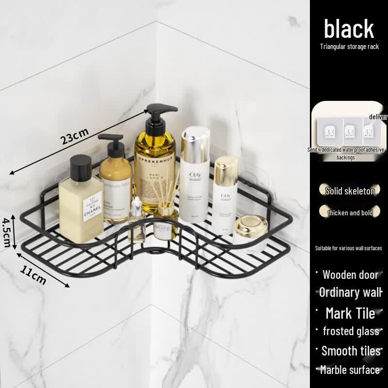 LIEI Punch-Free Wall-Mounted Corner Shelf