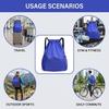 Drawstring Backpack Large Capacity Water Resistant Nylon Gym Bag for Travel and Sports Lightweight Sack for Men Women