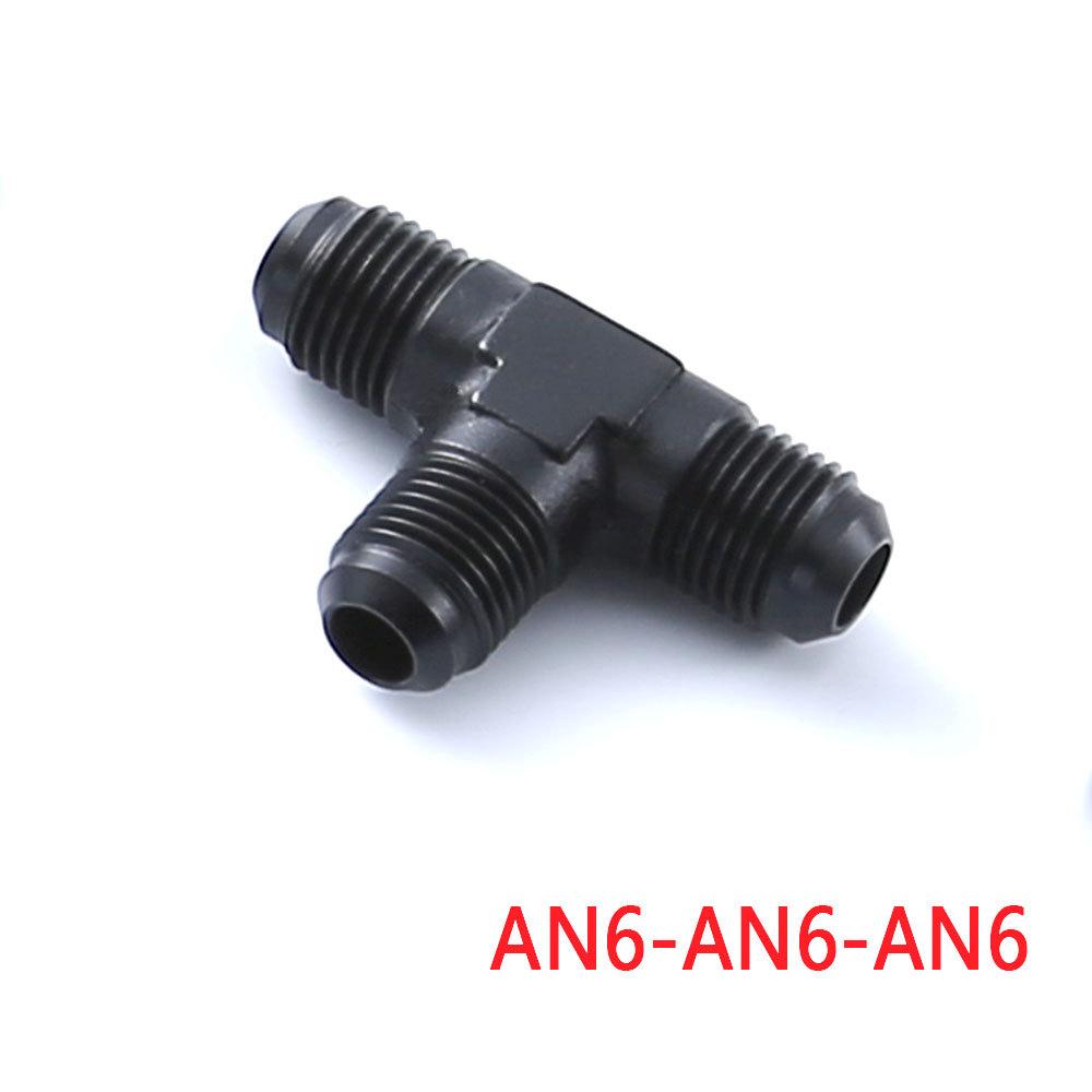 Car Parts Oil Cold Aluminum Joint Brake Tee Joint Quick Connection Oil Pipe AN3 AN4 AN6 AN8 AN10 AN12 Hose Tee Connector Fitting Fuel Tank Caps3