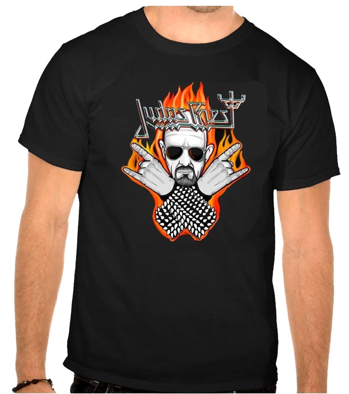 Judas Priest Rock Music Logo Black T-Shirt -1400 M