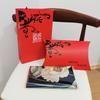 Simulated Silk Silk Scarf Square Scarf Women's Korean Edition Fashion Letter Printed Small Square Scarf Workplace Decoration Scarf