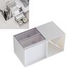 Desktop Storage Box Minimalism Style Multifunction Small Desk Organizer with Drawer for Bedroom