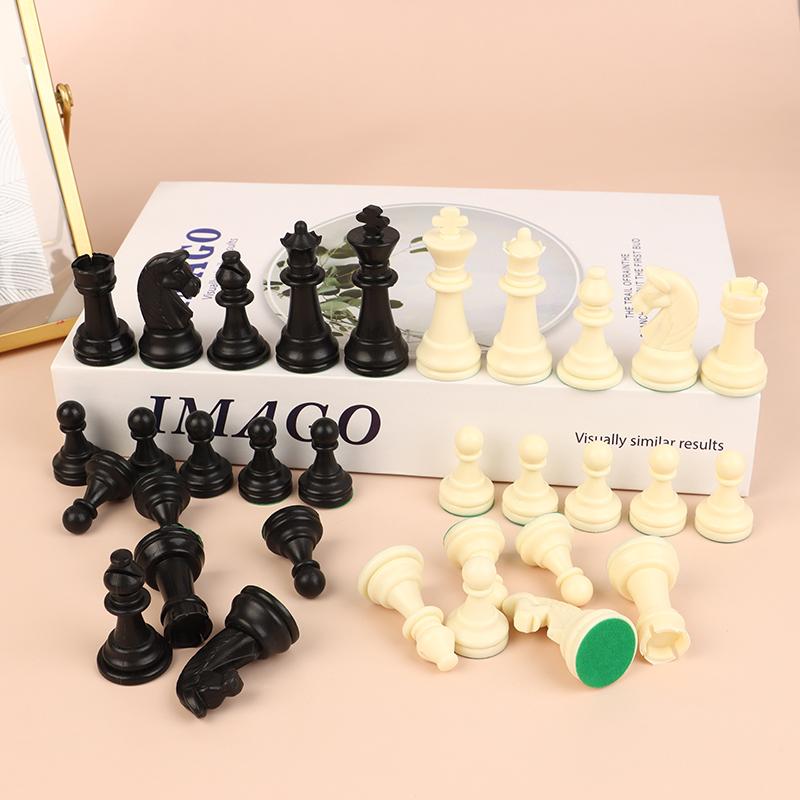 Medieval Chess Set King Chess High 95Mm 75Mm 65Mm Chess Medieval Chess Set No Chessboard 32 Chess Pieces Playing Game