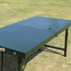 Bärbart utomhus vikbart stål bord för fältträning och marschering.