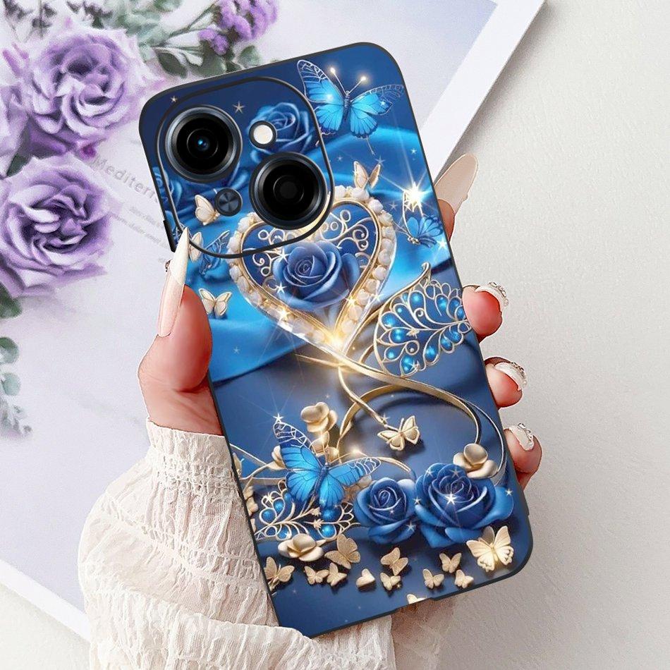 For Tecno Spark Go 1 Fashion Cool Pattern Phone Case For Tecno Spark Go 2025 Go1 Black Silicone Soft Cases