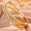 Spring Double Layer Titanium Steel Feminine Light Luxury Couple Bracelet Bracelet