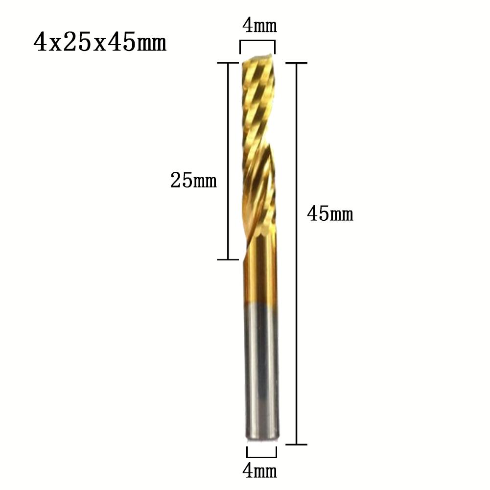 1 יחידות חותך כרסום 40-55 מ"מ 4 מ"מ שוק נתב CNC