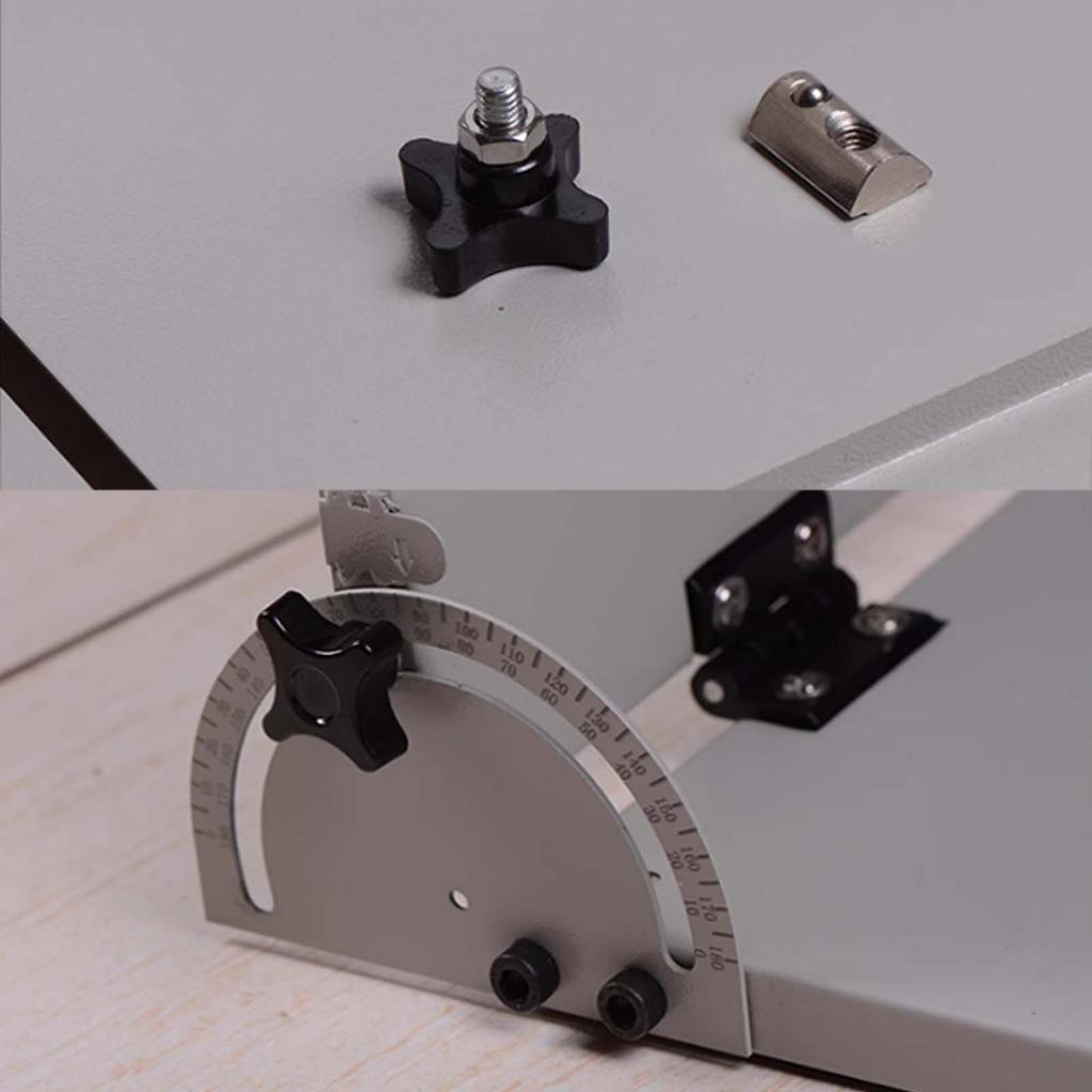 High Precision Angle Positioner 180° Adjustable Length Width PC ABS PP Portable Positioning Tool