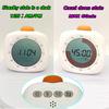 Pomodoro Digital Visual Timer with 3 Alarm Clock, All In One 60min Study Kitchen Shower Blacknight Cute Timer, Time Manager Tool
