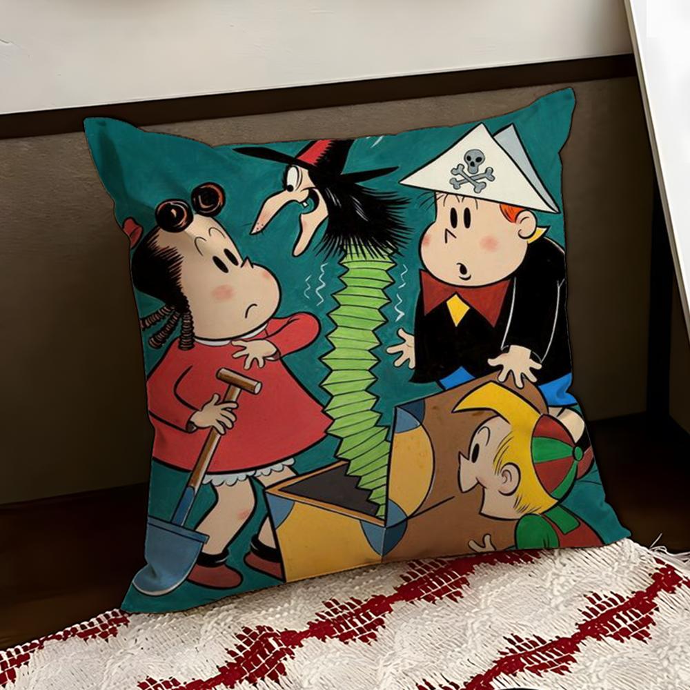 The Little LLulu Show Cushion Cover Reversible Soft Durable Pillow Cover Home  Car MultiScene Use for Daily Comfort