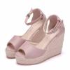 Mode Übergröße 32-44 Schuhe für Damen Sommer Damen Freizeit Keilabsatz Hoher Absatz Party Abend Hochzeit Plateau Sandalen Sandalias Mujer