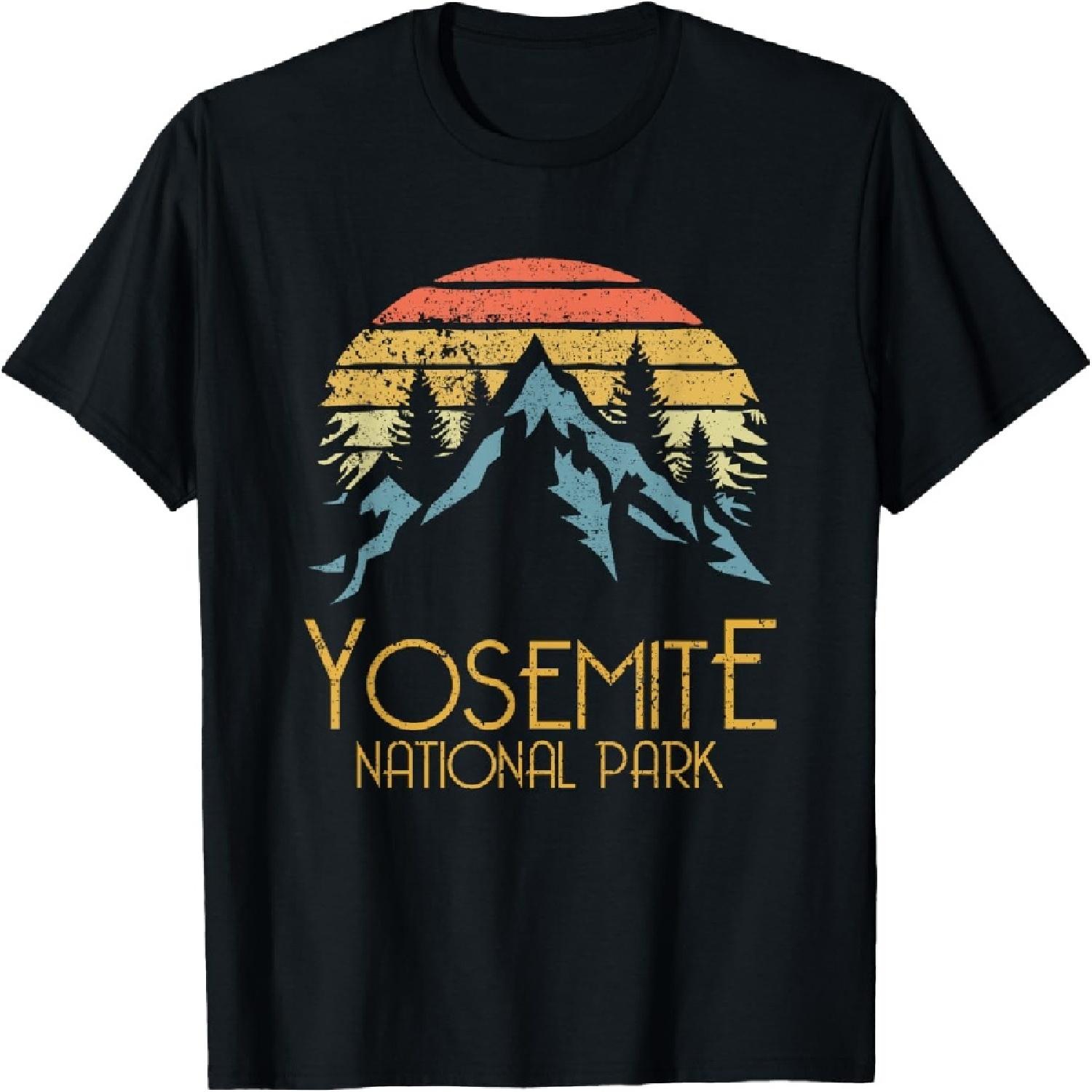 Vintage Yosemite National Park California T-Shirt T-Shirt XXXXXL разноцветный