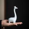 Giraffe Elefant Mini Keramikfigur Desktop Tier Skulptur Modern Minimalistisch Dekorative Ornamente für Heim- Büro-Dekor