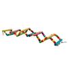 Bird Swing Wooden  Ladder Climb Cockatiel Parakeet Budgie Parrot Toys 