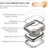 Coque Protection Écran pour Apple Watch Cover 46mm 42mm 45mm 44mm 41mm 40mm Pare-chocs Protecteur Dur en PC pour Iwatch 11 10 9 8 7 6 5 SE