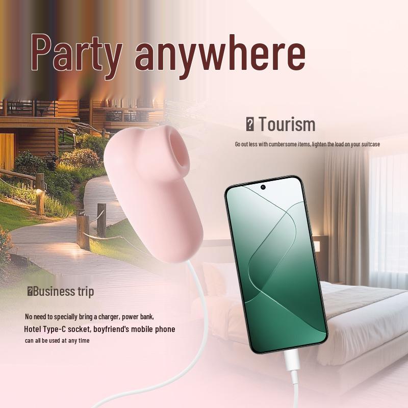 Lai Le Xi Xi Portable Phone-Plug Sucking Vibrator Egg for Outdoor Use