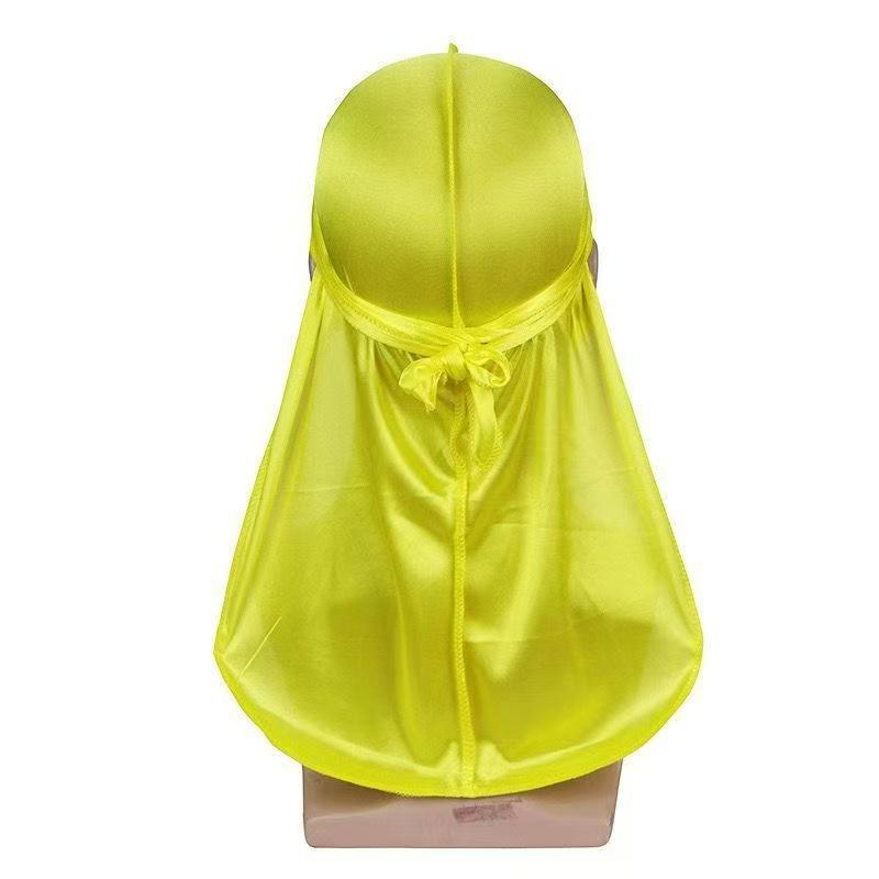 Silk Pirate Hat: Hip Hop Long-Tail Elastic Head Wrap for Men