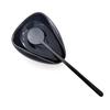 Ceramic Coffee Bean Tray & Stainless Steel Spoon Set: Collector, Display, Measuring & Weighing Use.