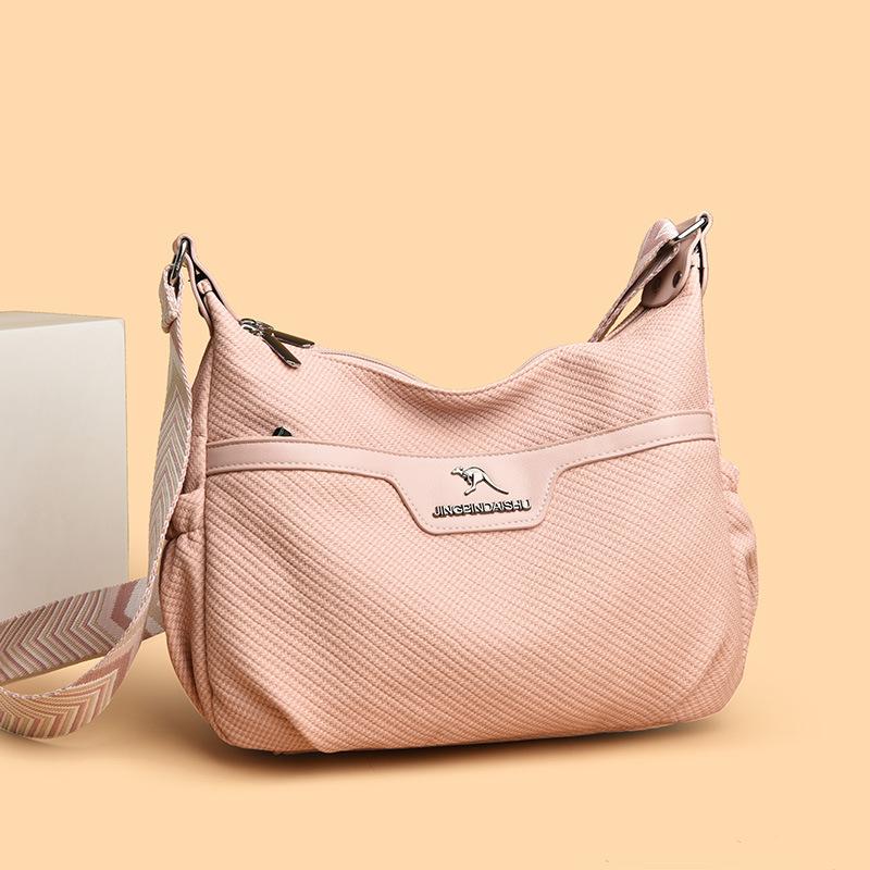 

Простая новая модная сумка через плечо, большая вместимость, сумка-мессенджер для мамы, маленькая квадратная сумка для поездок на работу розовый