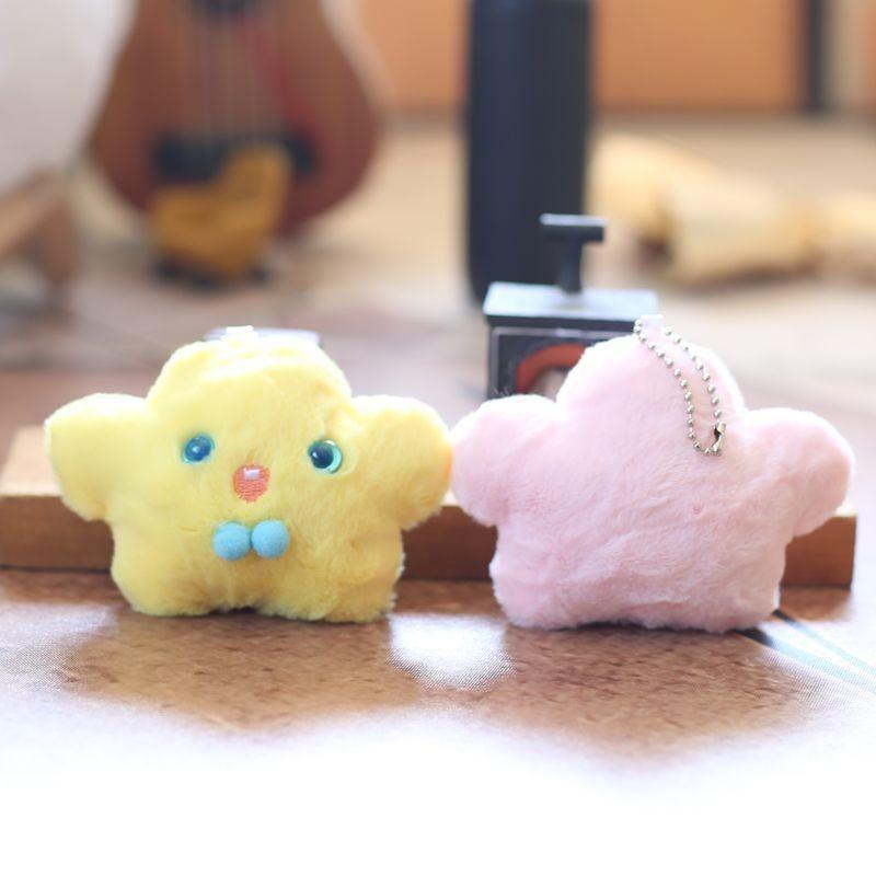 Plush Star Small Pendant With Pp Cotton Super Soft Short Plush For Girls Kids