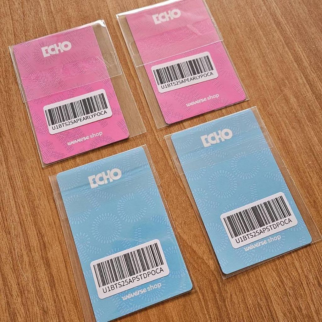 [USED] Complete Early Bird Bonus BTS Jin Echo Unreleased Trading Card