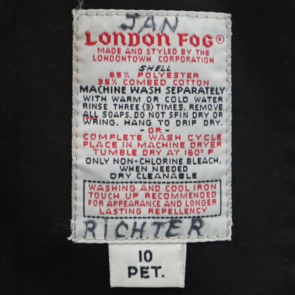 LONDON FOG 70s 80s Made In USA Vintage Long Coat 10PET Beige Liner Women Used