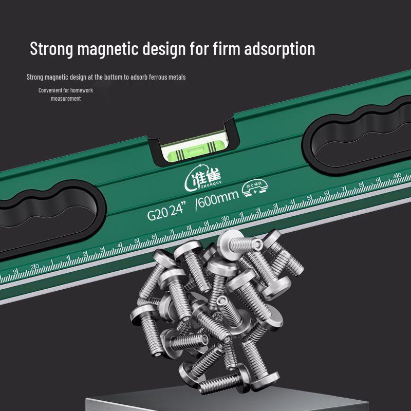 High-Precision Magnetic Aluminum Spirit Level Tool for Accurate Measuring and Balance.