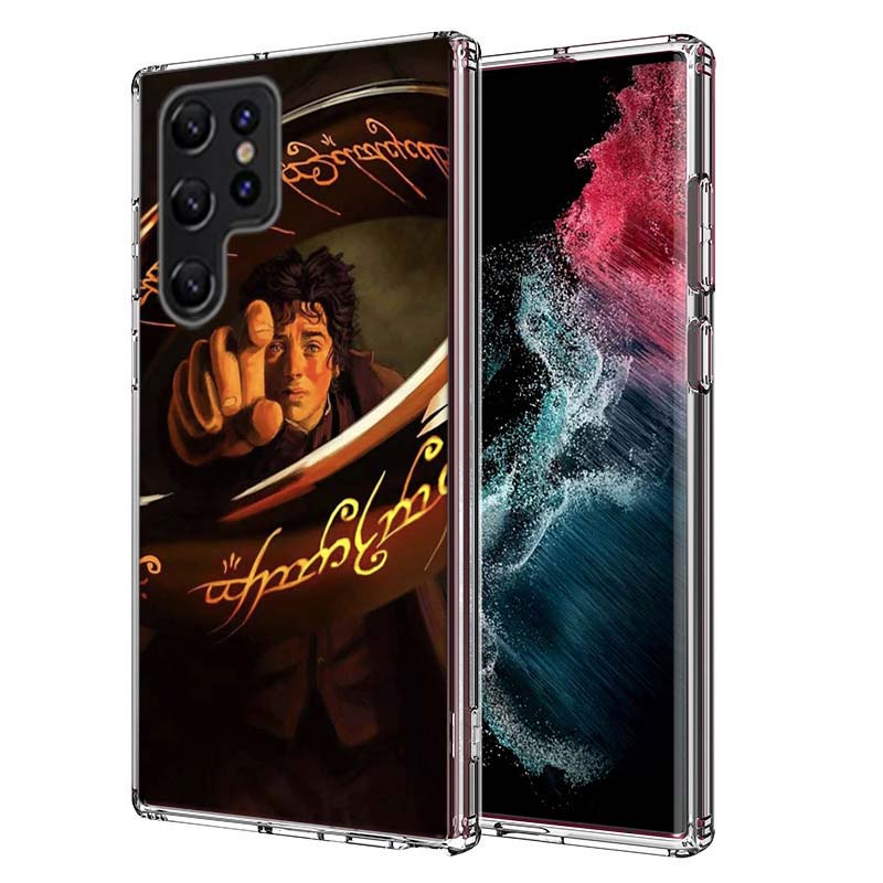 The L-Lord of the R-Rings Capa Phone Case For Samsung S26 Ultra S25 Edge Galaxy S23 S21 S20 S24 FE S22 S10 Plus Cover Clear TPU