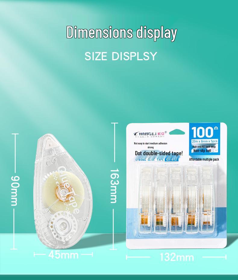 Dubbelsidig tejp med handgjort limstift - Pricklim med stor kapacitet