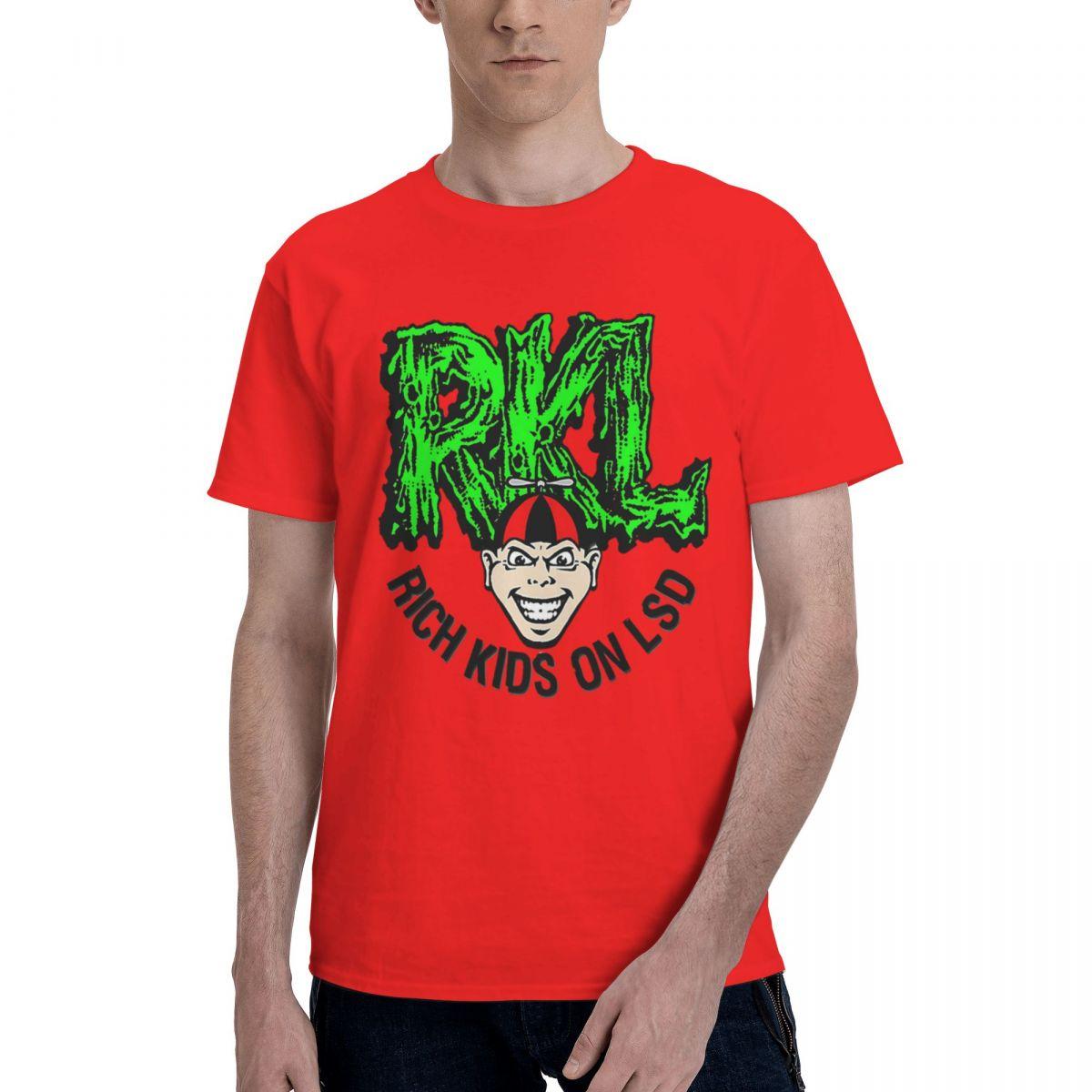 

RKL Rich Kids On LSD Graphic 100 Cotton Casual Breathable Confortable Top New Gifts And TShirts Funny Shirt S