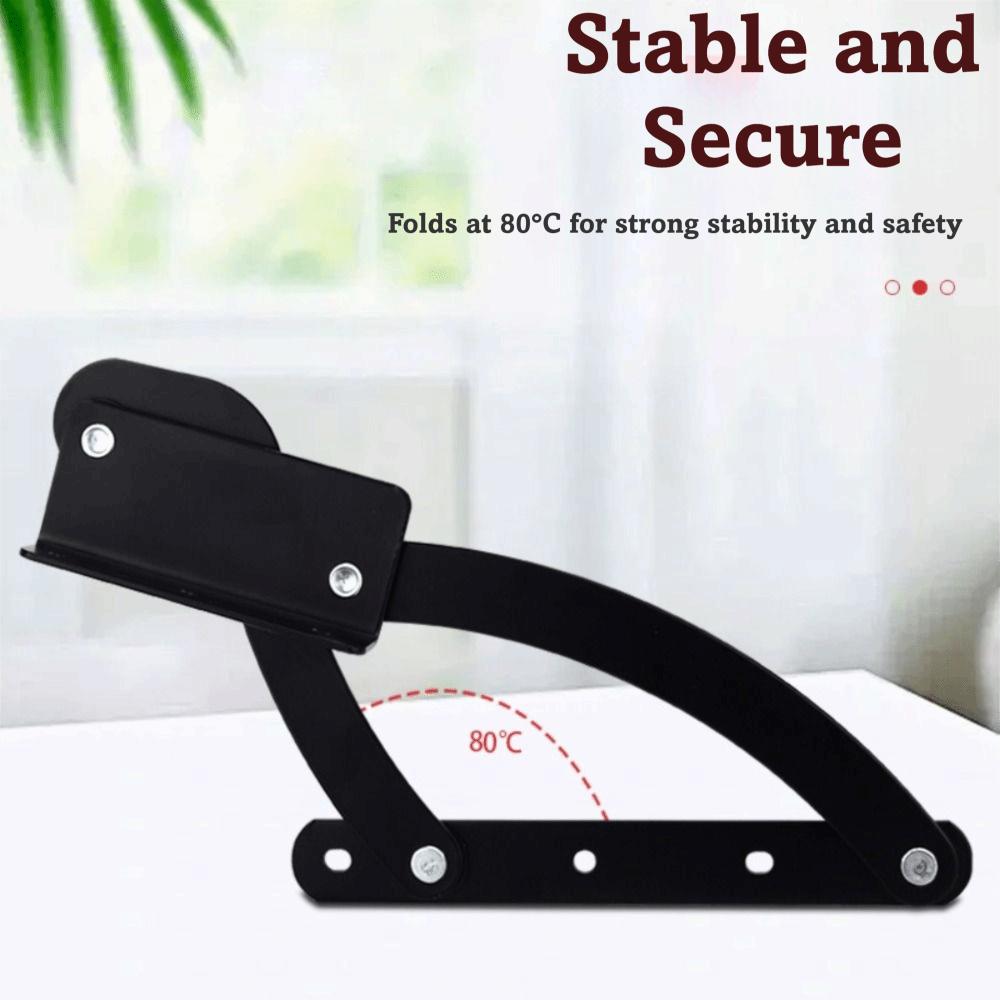 2pcs Multifunctional Telescopic Hidden Hinge Telescopic Design Dual Purpose Dual Use Bracket Smooth Operation Support Bracket