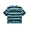 X MLB T-Shirts Men's Green Crew Neck Moderate 13789165