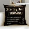 Stylish Hhertog JANSable Cushion Cover Soft  EasyWash Pillow Case  Versatile for Couch Bed Travel and Office