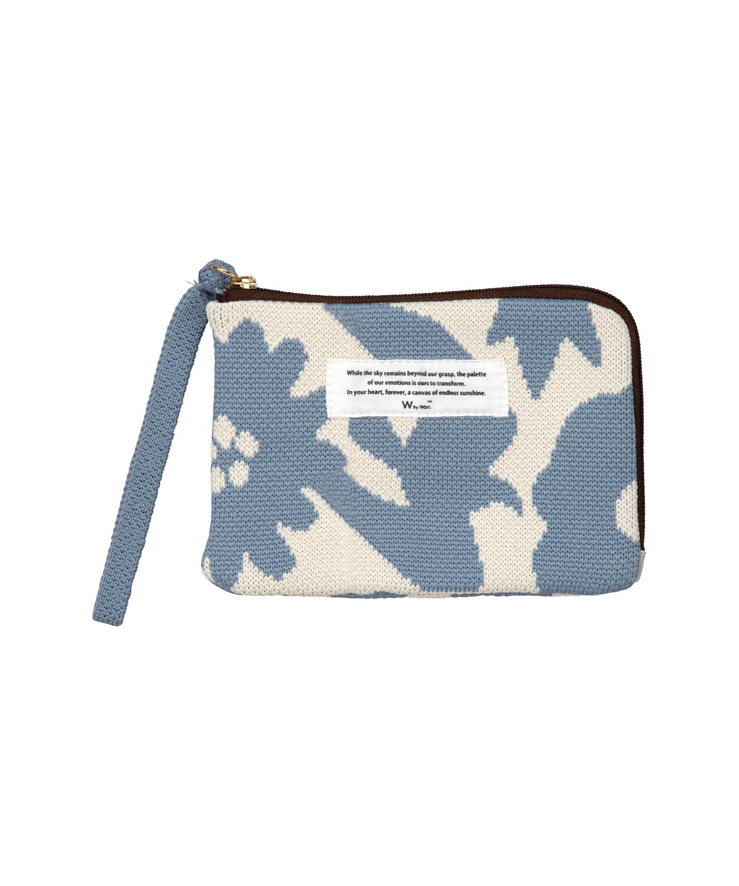 

Patterns Knitted Tissue Flower and Bird Design in Stylish and cute Nordic floral Machine Perfect for or Wpc. Pouch, Blue. print. washable. commuting,