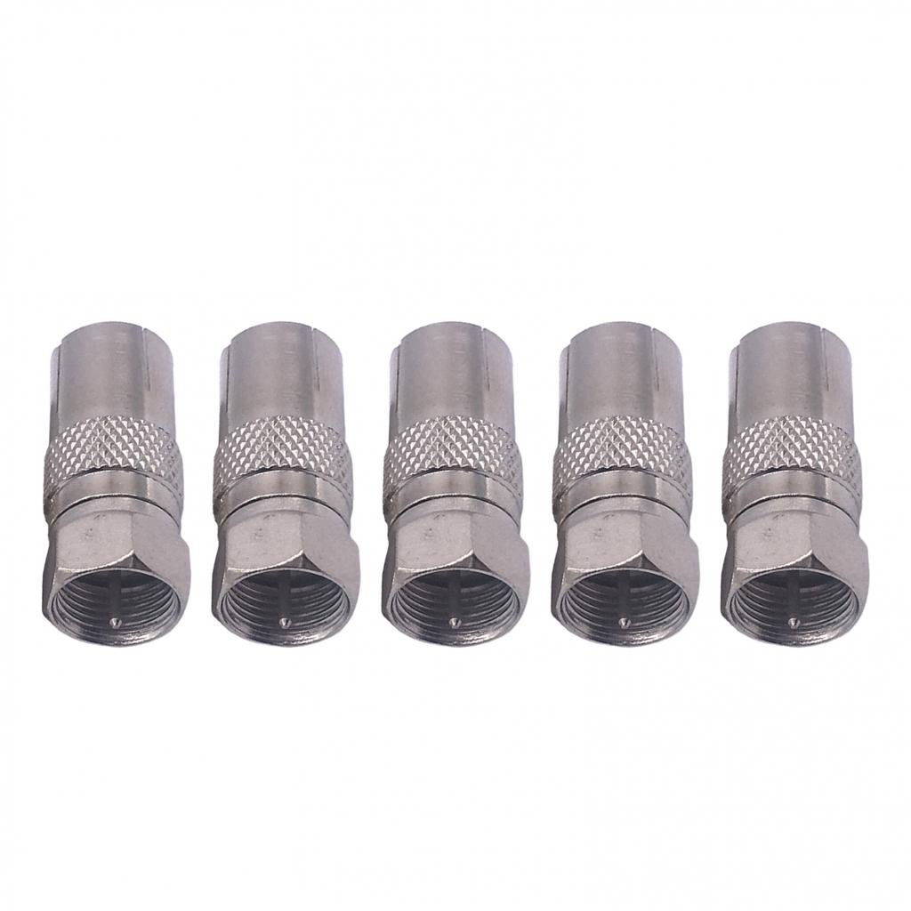 Stable Performance F Male to TV9 5 Female Connector for Clear TV Reception