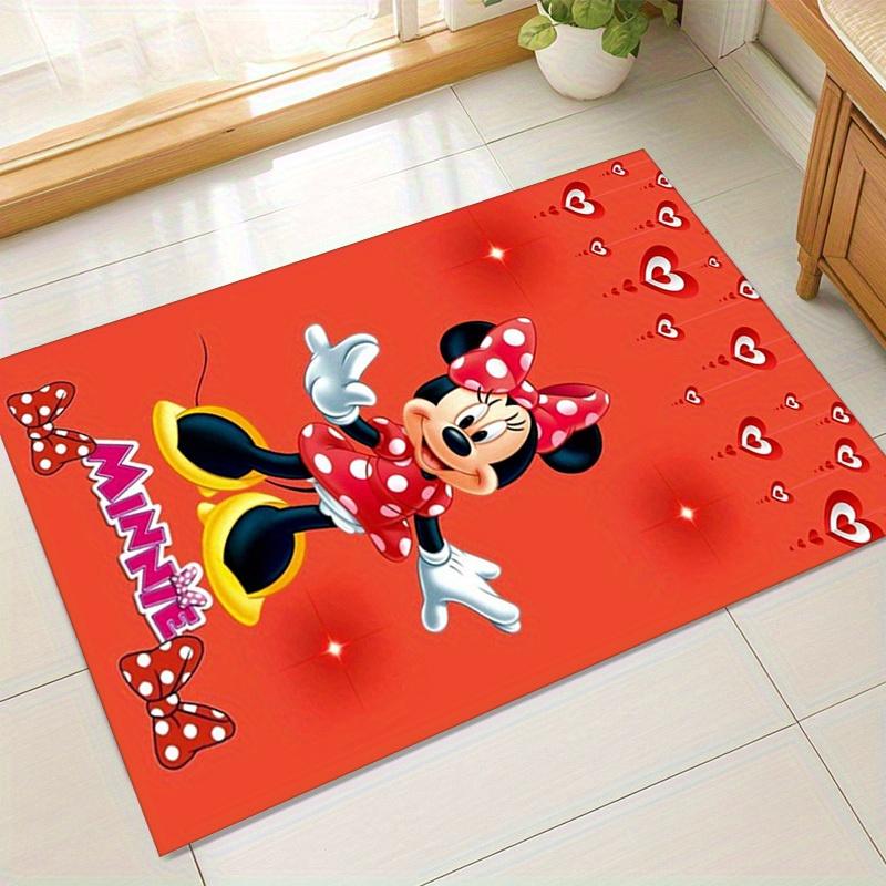 

1pc. Cute Minnie Mouse Heart-Shaped Decorative Rug for Home Office Chair Cover Outdoor Giftz041032 60cm by 90cm