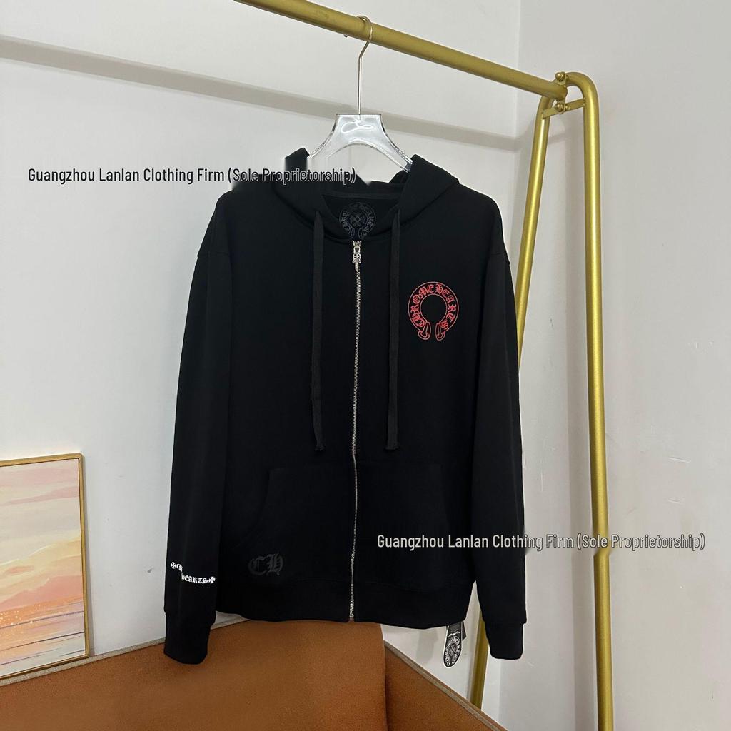 Europäischer Trend CH25 Kapuzenpullover mit Reißverschluss: Einfacher Klassiker für Herbst/Winter