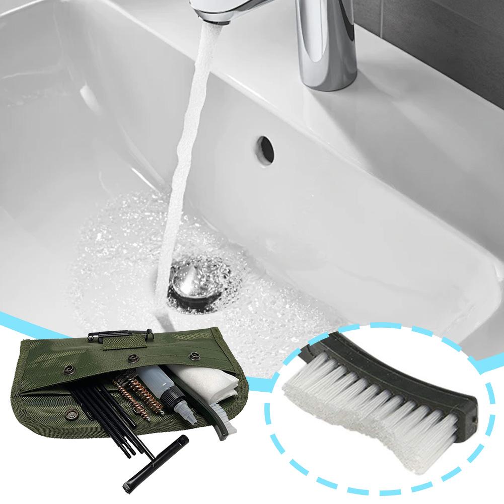 12pcs/Set Gun Cleaning Kit Set Pistol Brushes Cleaner for.22LR .223 .257 Tactical Rifle Shotgun Gun Brushes Caliber Hunting Tool